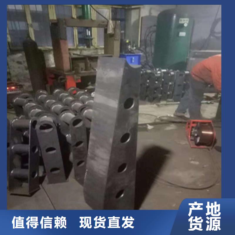 碳钢管河道灯光栏杆使用灵活安装方便N年专注