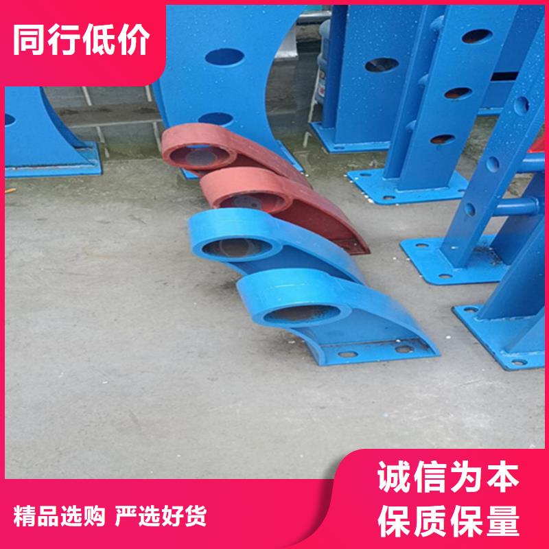 不锈钢复合管隔离栏杆乡村河道护栏当地服务商