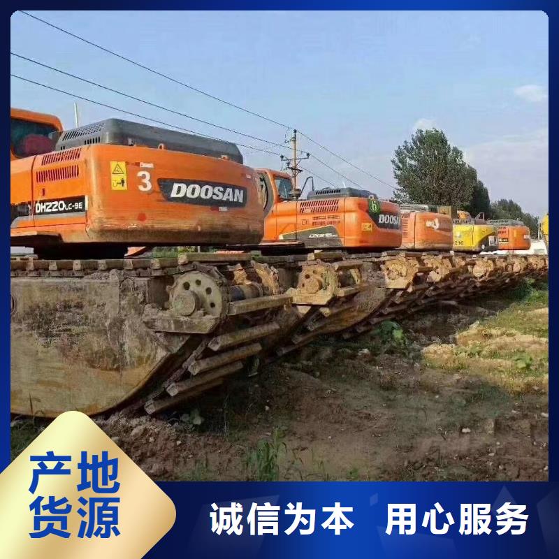 鱼塘开发挖掘机租赁诚信企业实力见证