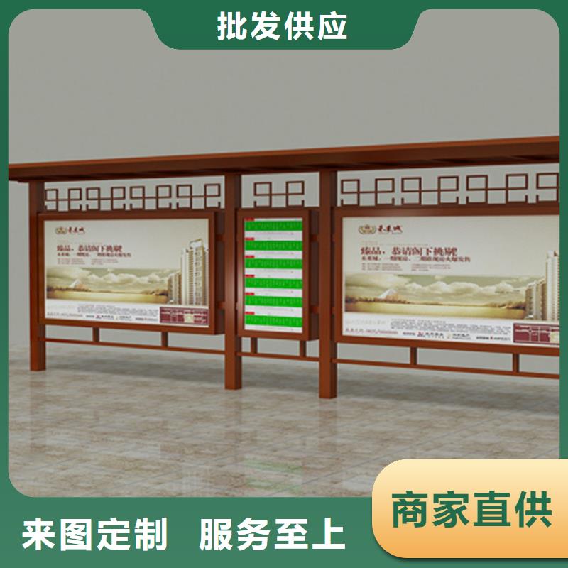 候车亭来厂考察客户好评