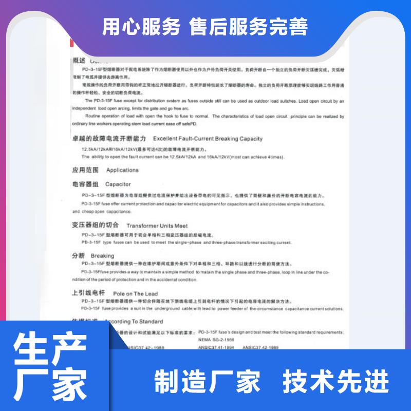 【】跌落式熔断器PRW12-12/200A同城供应商