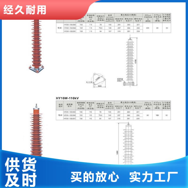 #金属氧化物避雷器Y10W5-300/727W本地生产厂家