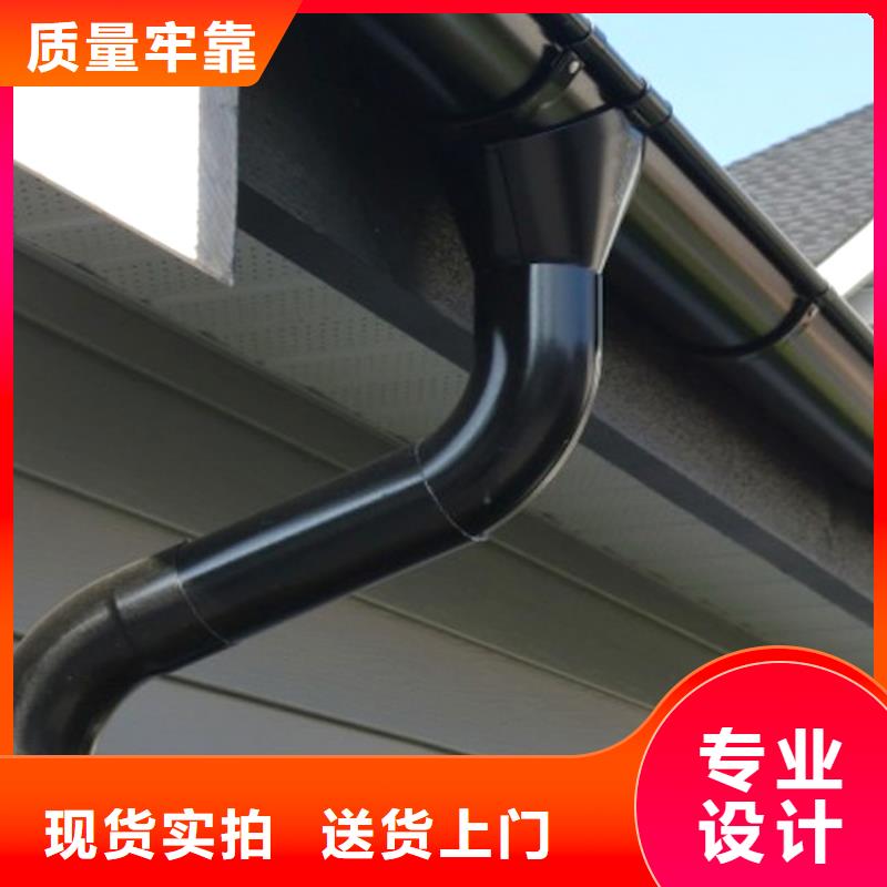 pvc檐沟仿铜色方管腾诚建材品质信得过