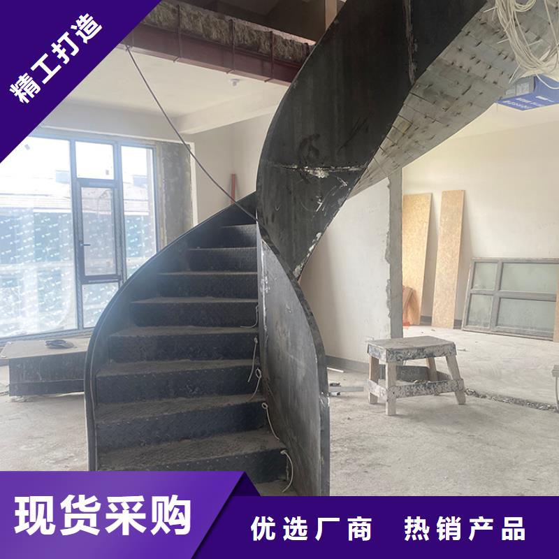 扬州市江都钢结构玻璃旋转楼梯工艺精细本地生产商