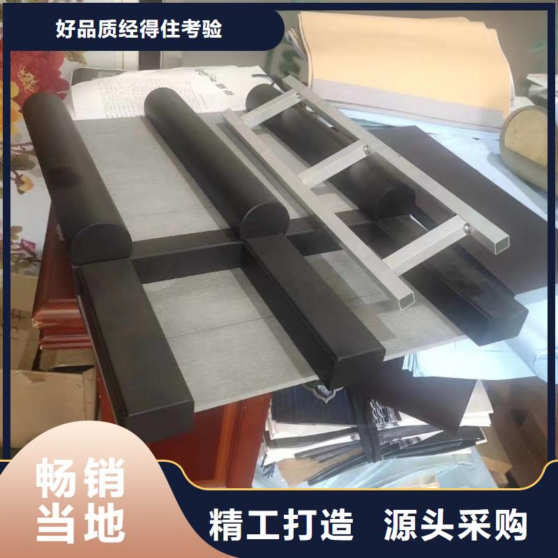 铝制仿古构件来厂考察客户好评