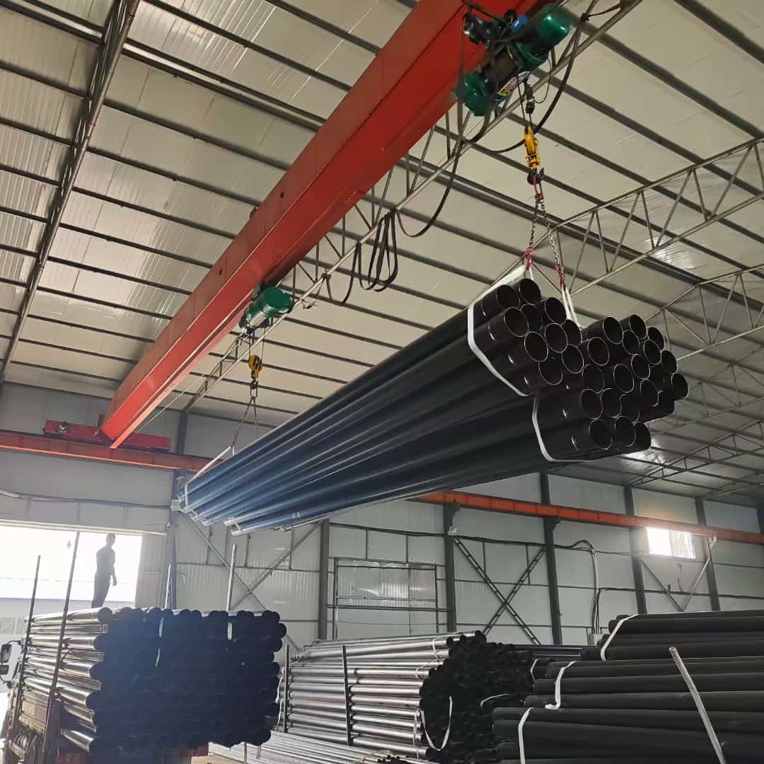 热浸塑保护钢制复合钢管钢塑复合管厂家工厂认证当地公司
