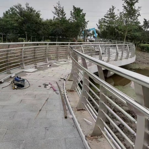 护栏河堤护栏来图定制