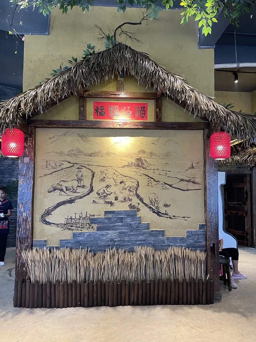 稻草夯土漆价格#稻壳漆#仿泥巴稻草漆#美丽乡村建设助您降低采购成本