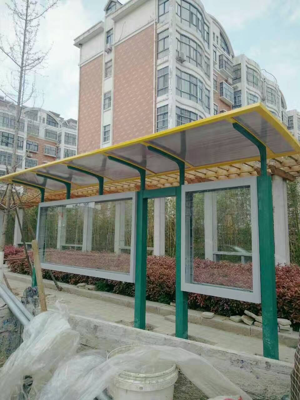 乡镇候车亭终身质保检验发货