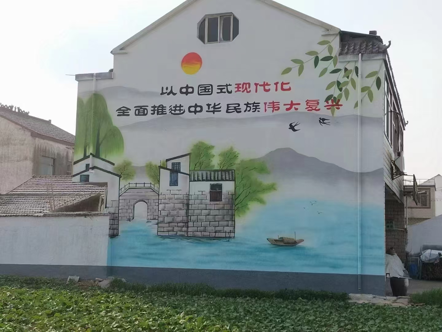 墙面绘画墙体绘画壁画公司团队同城经销商