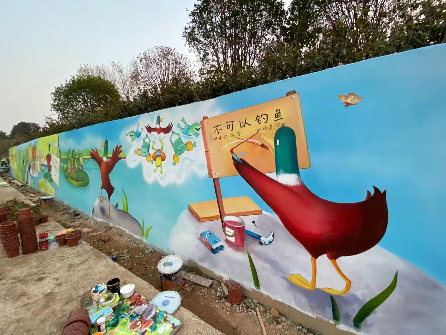 涂鸦手绘壁画工作室匠心品质