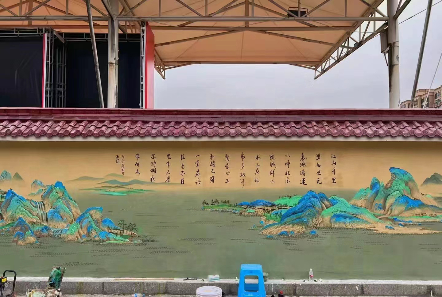 九江墙绘墙面彩绘手绘墙团队正规公司