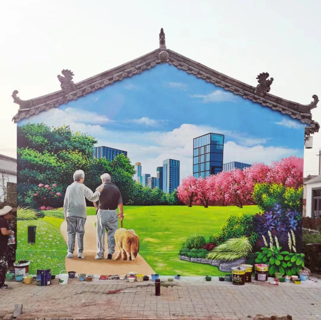 电箱彩绘手绘墙涂鸦壁画团队当地品牌